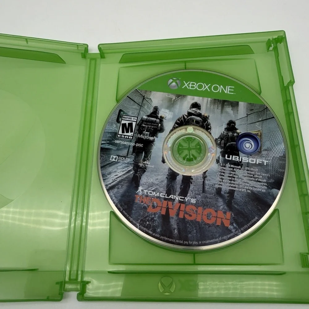 Tom Clancy's The Division Xbox One 2016 Ubisoft Tested Disc w Blank Case